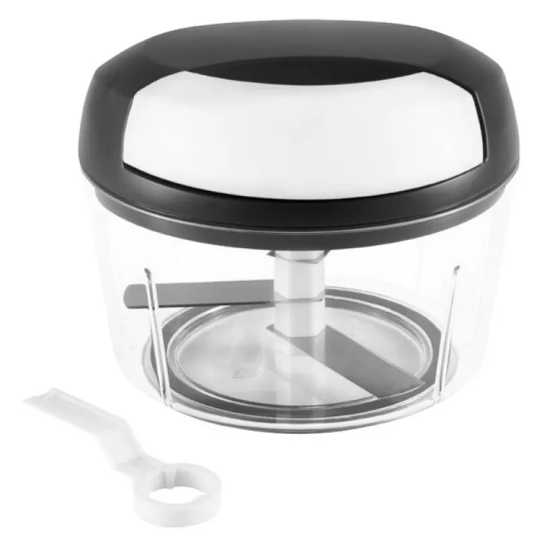 Multi Chopper multihakker med snor 13x10,5 cm grå/hvit