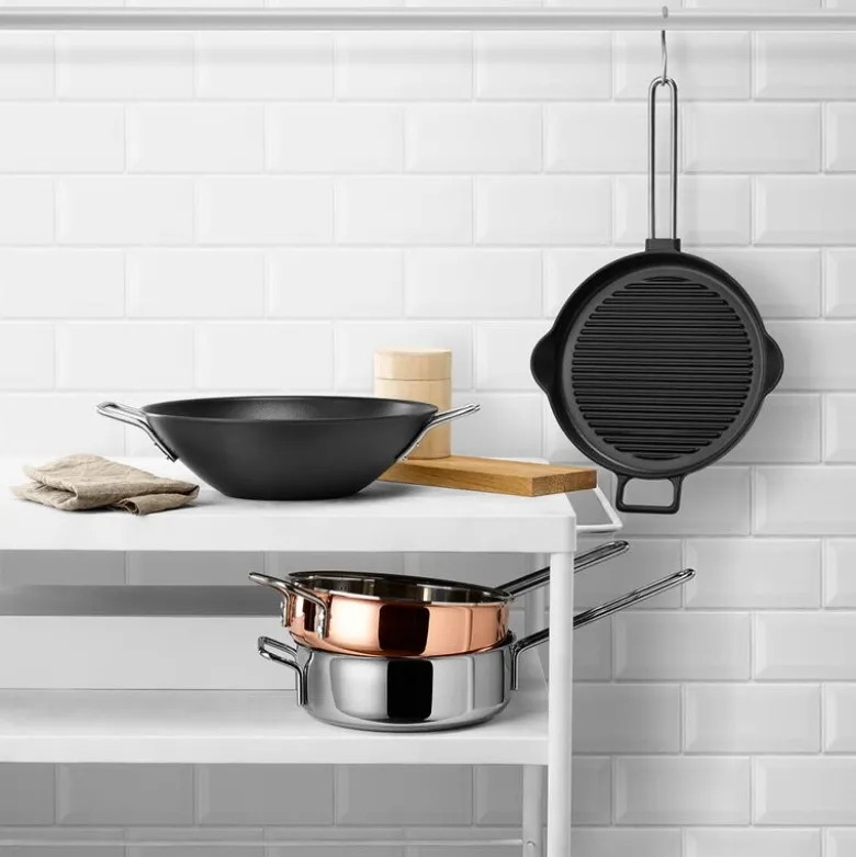Multi traktørpanne 24 cm stål