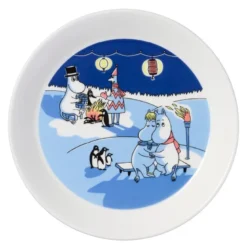 Mummi asjett 19 cm 2 stk vinterbål & seiltur 2024