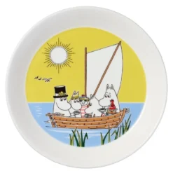 Mummi asjett 19 cm 2 stk vinterbål & seiltur 2024