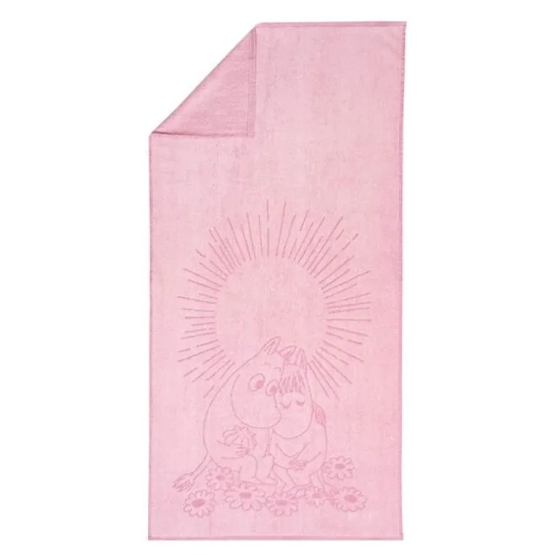 Mummi badehåndkle 70x140 cm Kjærester rosa