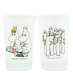 Mummi drammeglass 5 cl 2 stk hattifnatt/mummitrollet