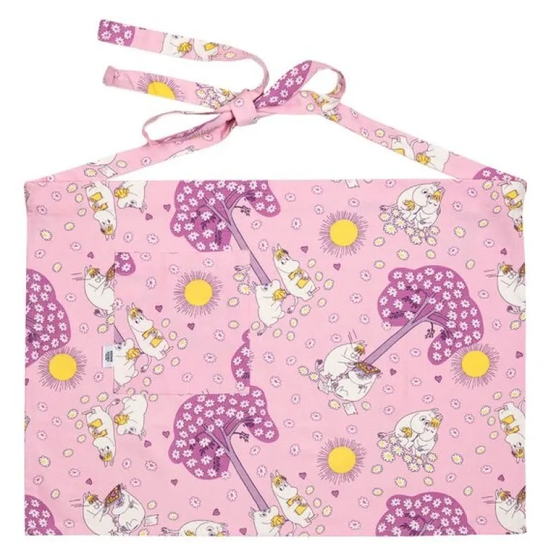 Mummi forkle 48x67 cm Kjærester rosa