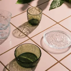 Mummi glass 28 cl 2 stk furugrønn