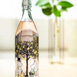 Mummi glassflaske med patentkork 1L epler