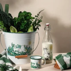 Mummi glassflaske med patentkork 1L eng