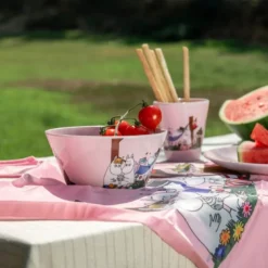 Mummi handlenett 20 L Piknik rosa