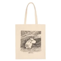 Mummi handlenett 38,5x42 cm Mummitrollet beige