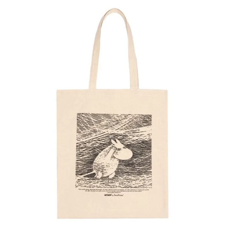Mummi handlenett 38,5x42 cm Mummitrollet beige