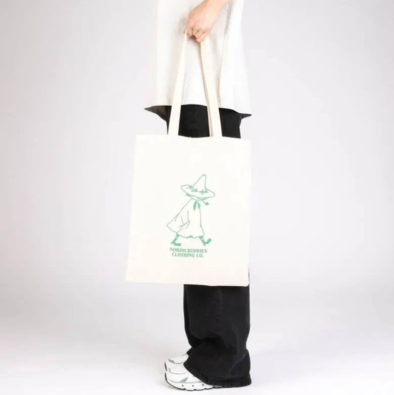 Mummi handlenett 38,5x42 cm Snusmumrikken beige