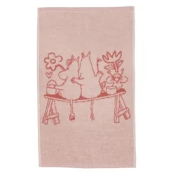Mummi håndkle 30x50 cm Kjærlighet rosa