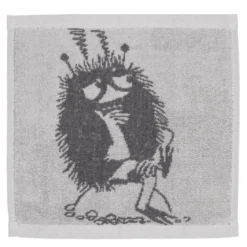 Mummi håndkle 25x25 cm Stinky grå
