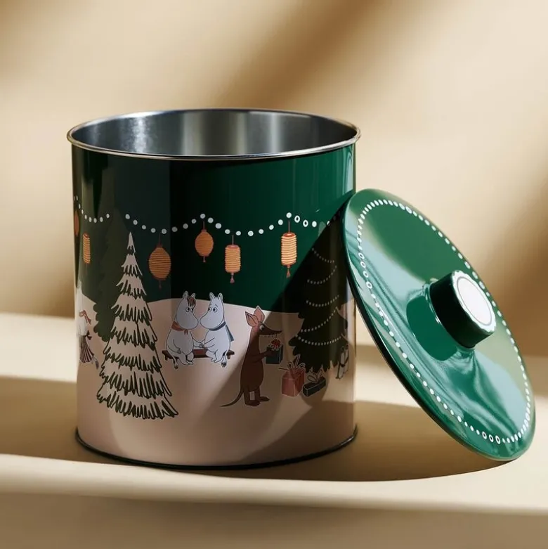 Mummi kakeboks 17 cm grønn