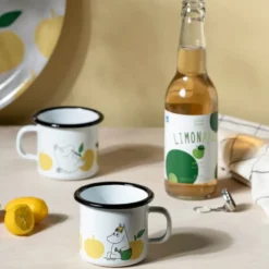 Mummikopp emalje 25 cl Snorkfrøken eple gul