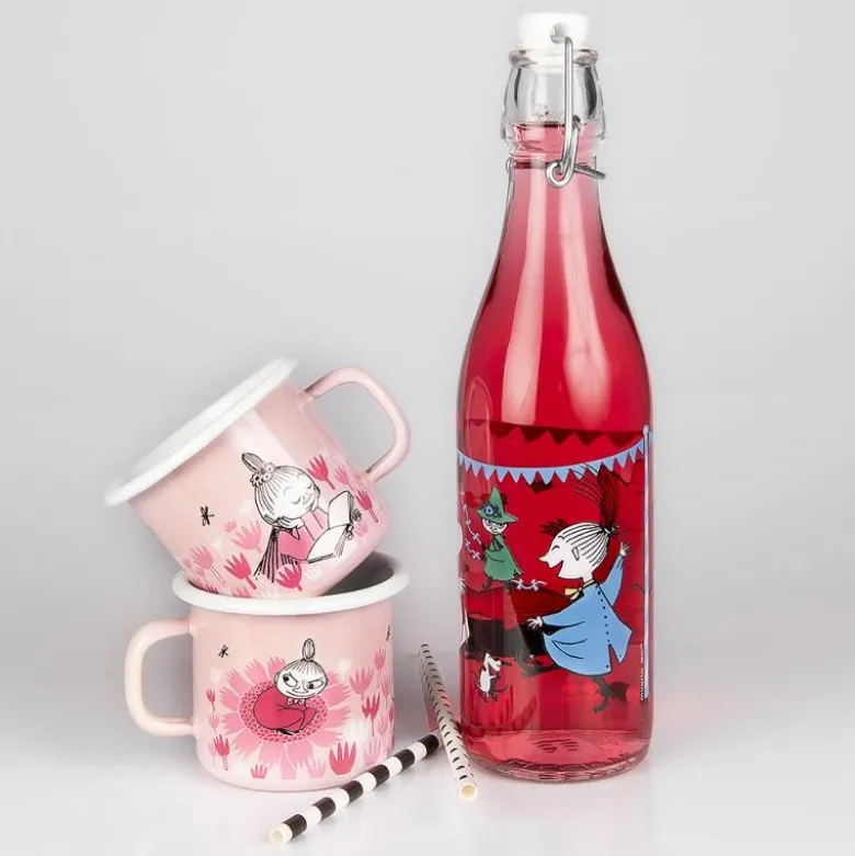 Mummikopp Emalje I hagen 25 cl rosa