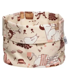 Mummi oppbevaringrkurv oval 26 cm Husarbeid