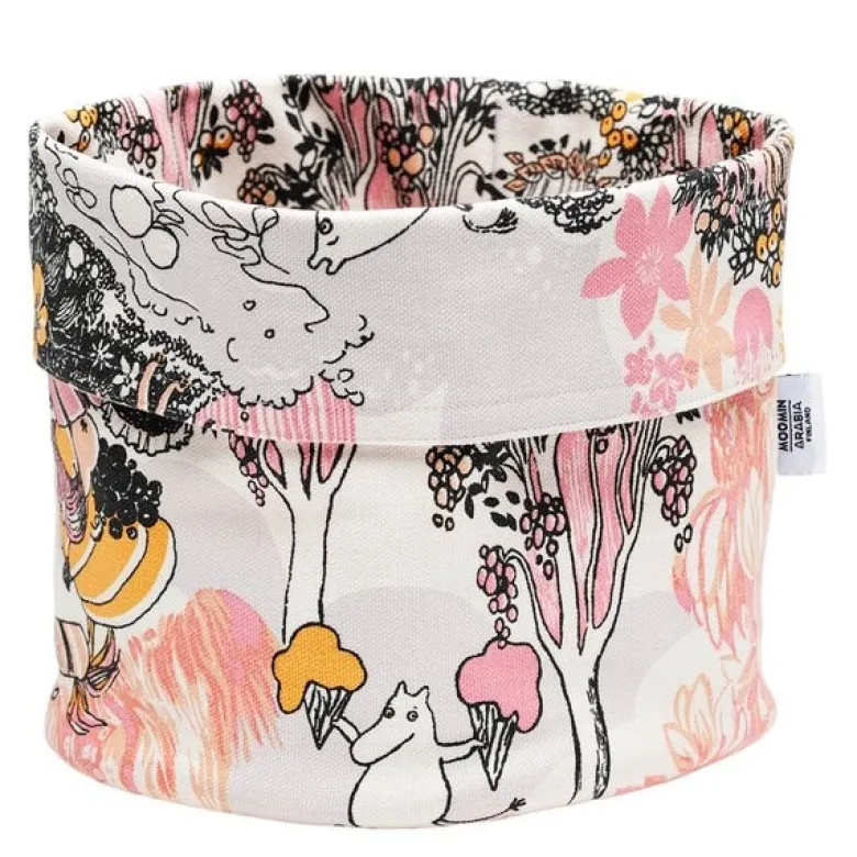 Mummi oppbevaringskurv 20 com rosa