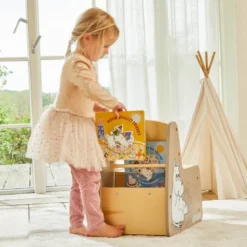 Mummi oppbevaringstol 45x33x48 cm beige
