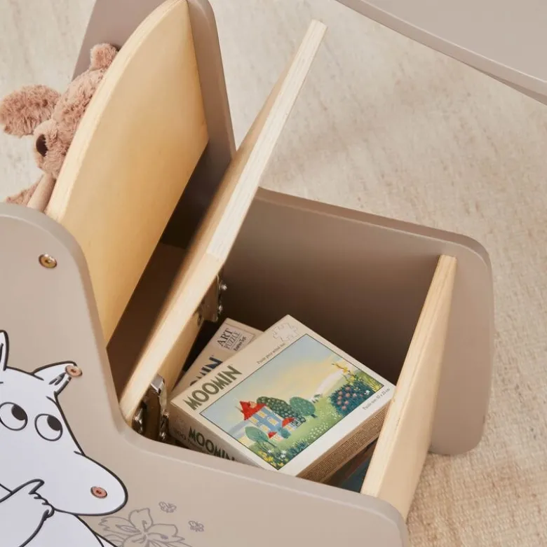 Mummi oppbevaringstol 45x33x48 cm beige
