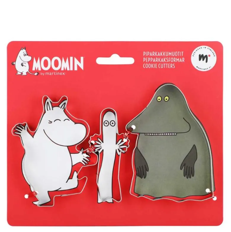 Mummi pepperkakeformer 3 stk Mummitrollet/Hattifnatt/Hufsa