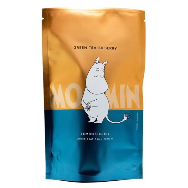 Mummi refill Mummitrollet grønn te blåbær 100g