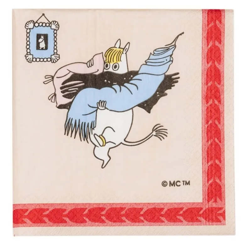 Mummi serviett 33x33 cm 20 stk Ferieklar