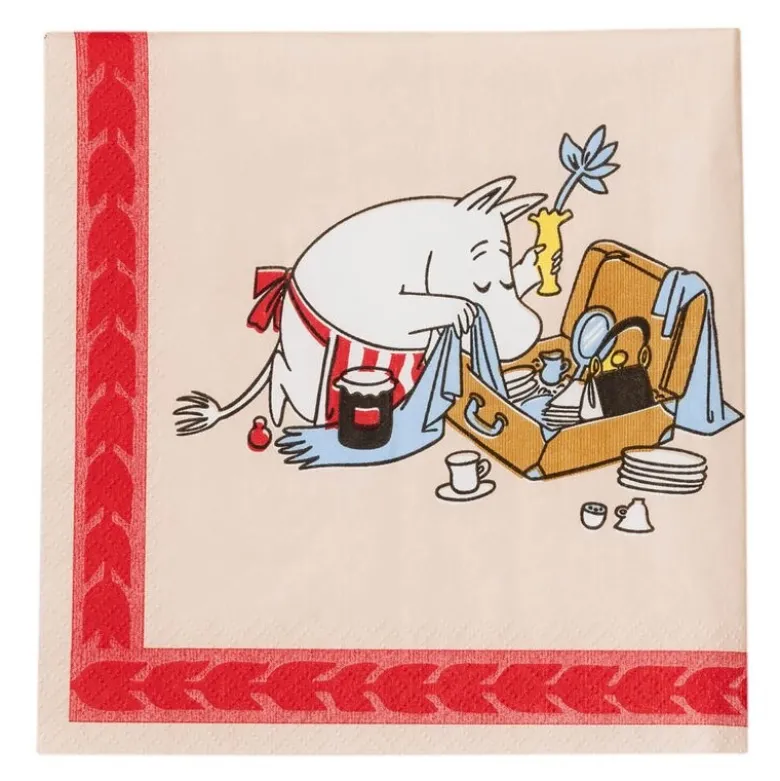 Mummi serviett 33x33 cm 20 stk Ferieklar