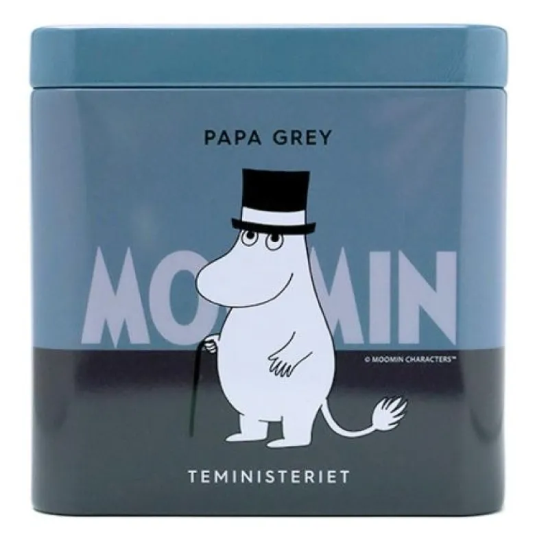 Mummi teboks Mummipappa Grey svart te appelsin 100g
