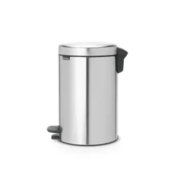 NewIcon pedalbøtte 12L børstet stål FPP