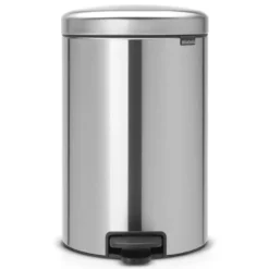 NewIcon pedalbøtte 20L børstet stål FPP