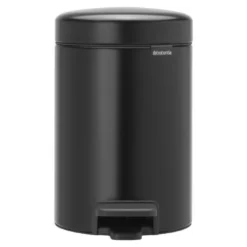 NewIcon pedalbøtte 3L matt svart