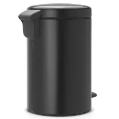 NewIcon pedalbøtte 12L matt svart