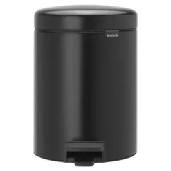 NewIcon pedalbøtte 5L matt svart