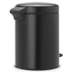 NewIcon pedalbøtte 5L matt svart