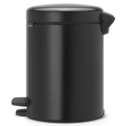 NewIcon pedalbøtte 5L matt svart