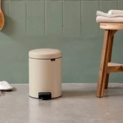 NewIcon pedalbøtte 3L soft beige