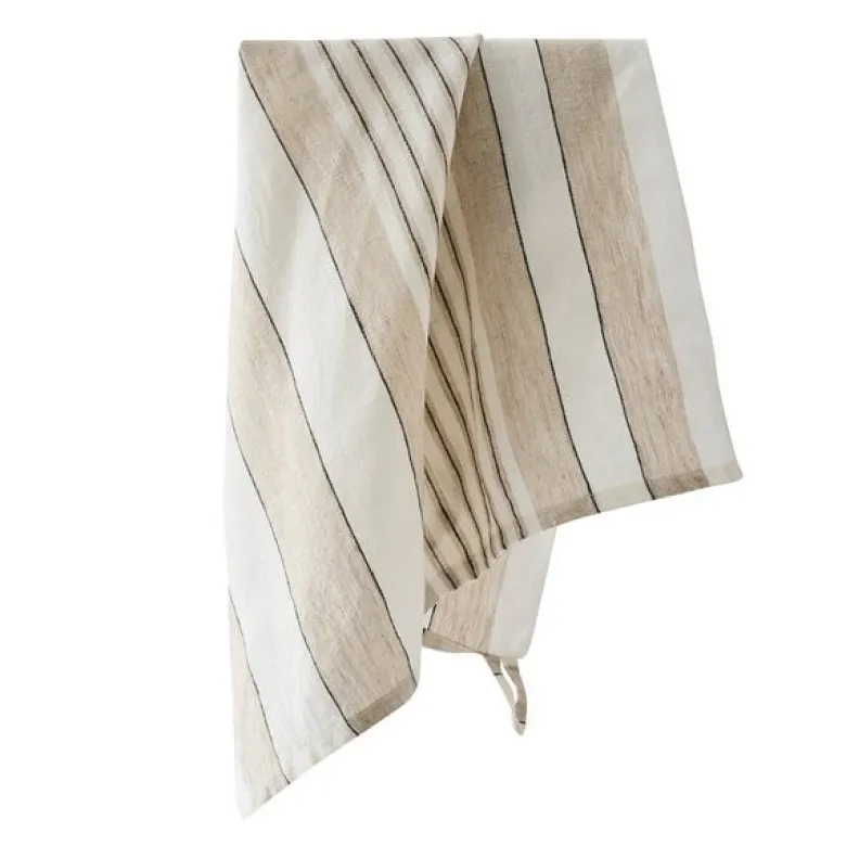 Noah kjøkkenhåndkle 50x70 cm beige stripe
