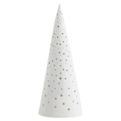 Nobili juletre 30 cm snehvit