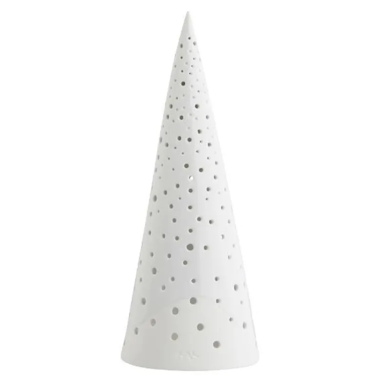 Nobili juletre 30 cm snehvit