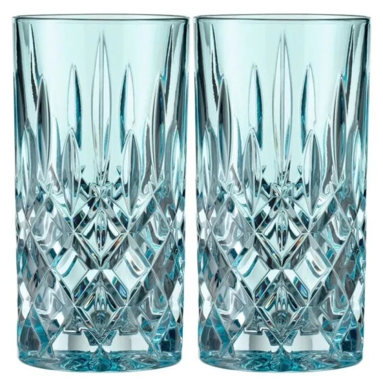 Noblesse Colour longdrinkglass 39,5 cl 2 stk aqua