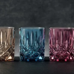 Noblesse whiskyglass 29,5 cl 2 stk vintage blue