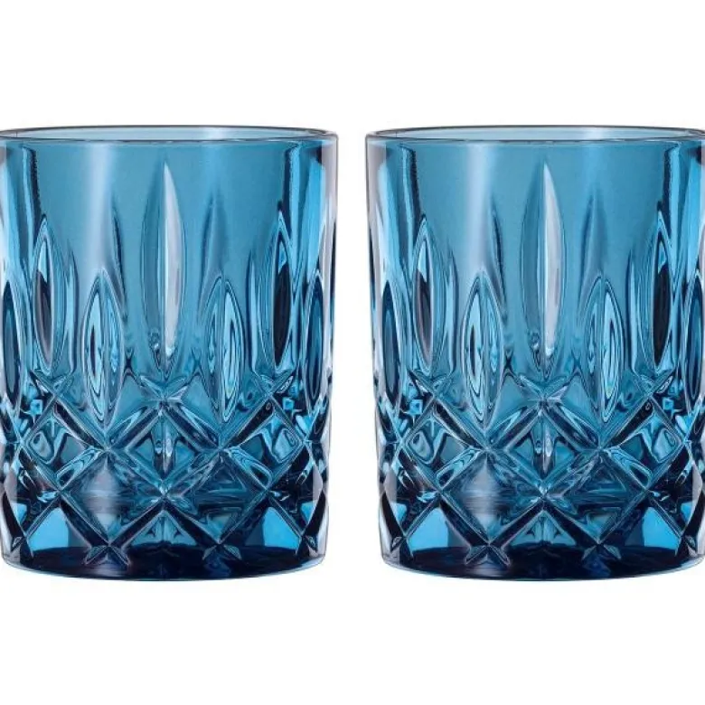 Noblesse whiskyglass 29,5 cl 2 stk vintage blue