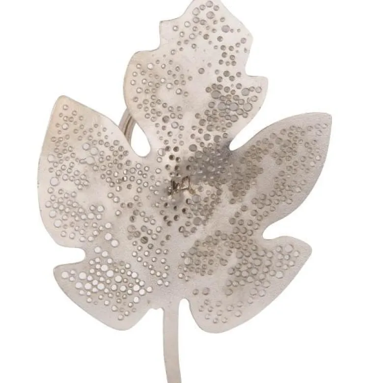 Nopal serviettring i metall 4x9,5x7,5 cm sølv