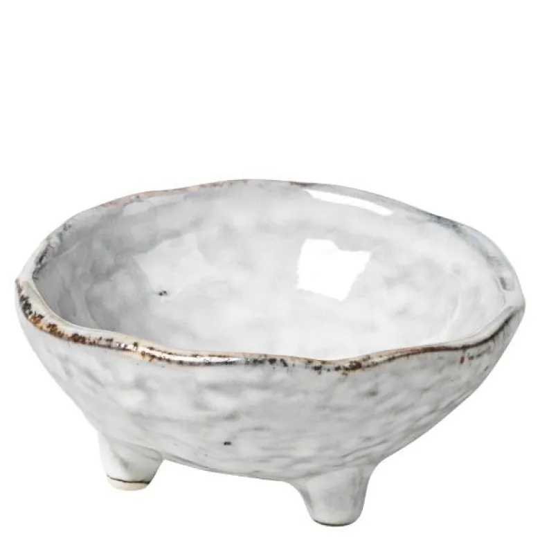 Nordic Sand skål med føtter 8 cm