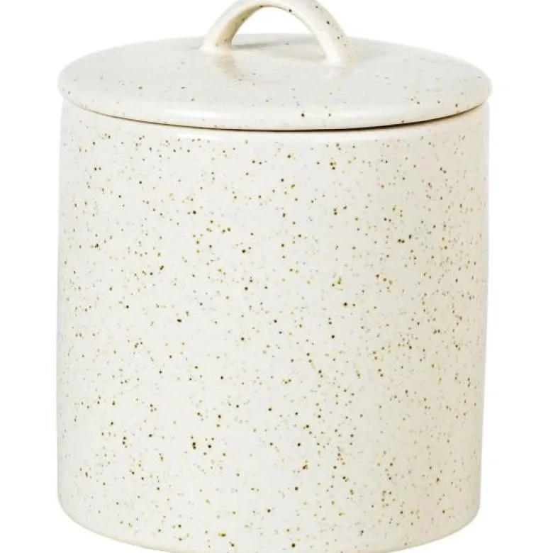 Nordic Vanilla krukke m/lokk 1L kremhvit