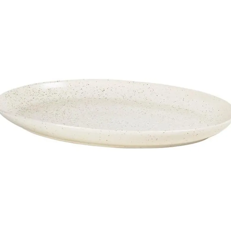 Nordic Vanilla ovalt fat 26,5x35,5 cm kremhvit