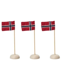 Nordic way bordflagg mini 15 cm 3 stk