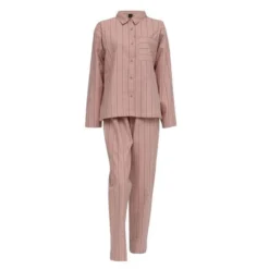 Nova flanell pyjamas dame str XL varm rosa
