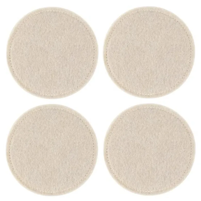 Nuno glassbrikker 4 stk beige