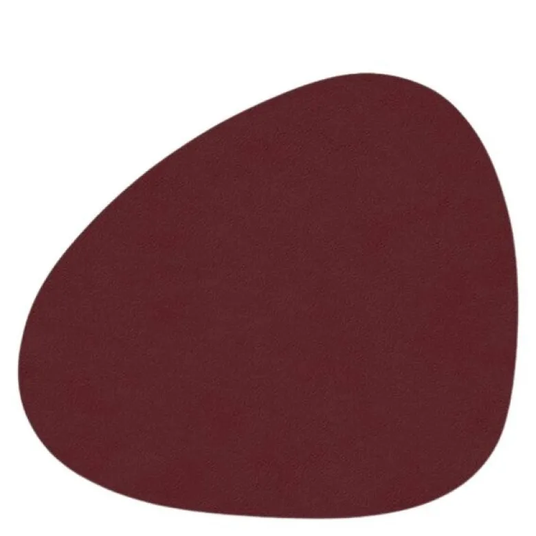 Nupo Curve glassbrikke 11x13 cm Burgundy